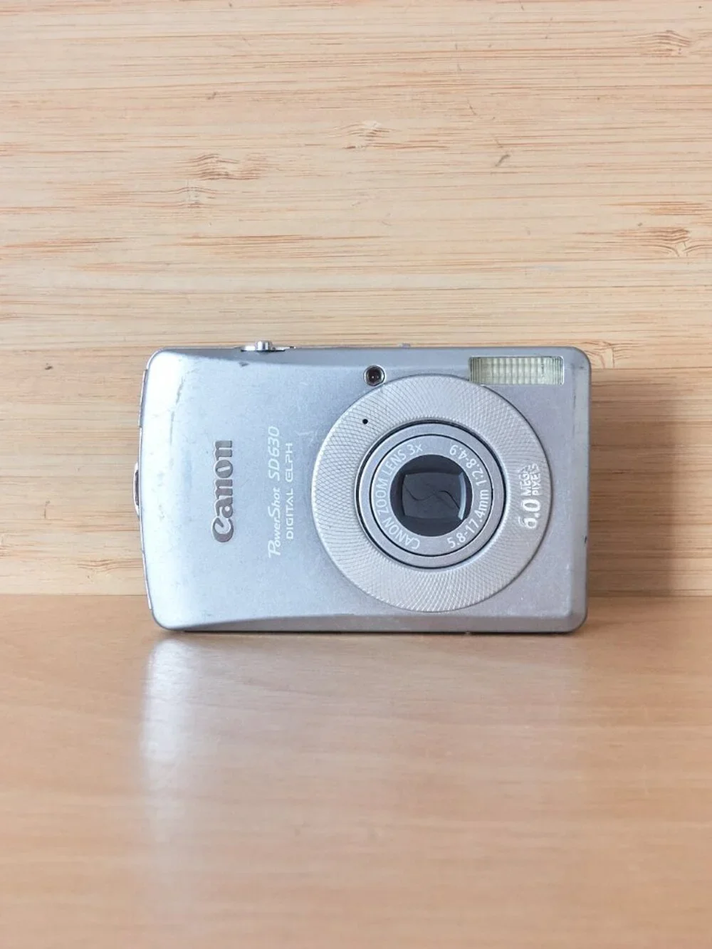 Canon PowerShot SD630 Digital ELPH 6.0MP Camera Silver 3x Zoom Tested - Picture 4 of 12